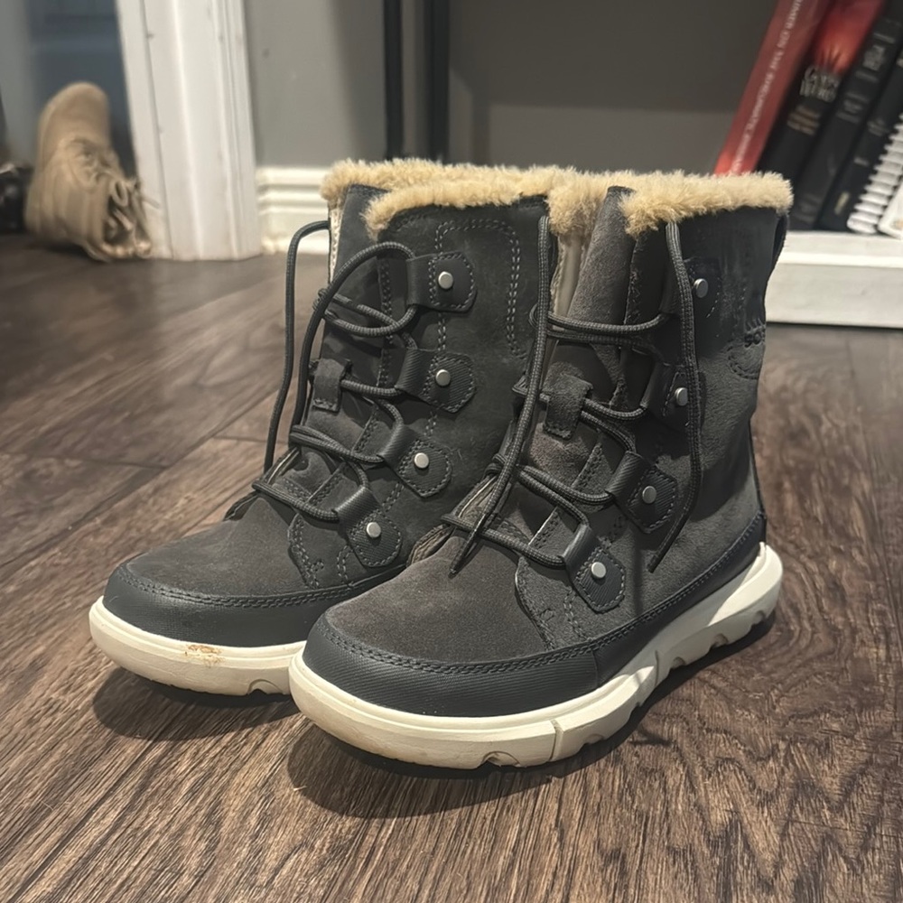 Sorel Women's Winter Boots - Gray and Cream